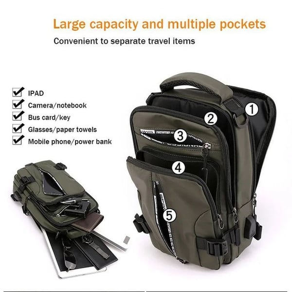 Multifunktionale wasserdichte Messenger-Tasche Zeitlich begrenzte Aktion.