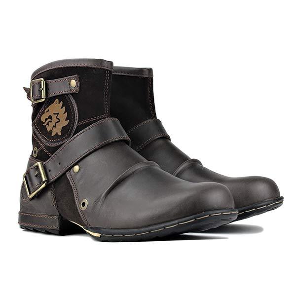 Vintage Männer Reißverschluss Stiefel