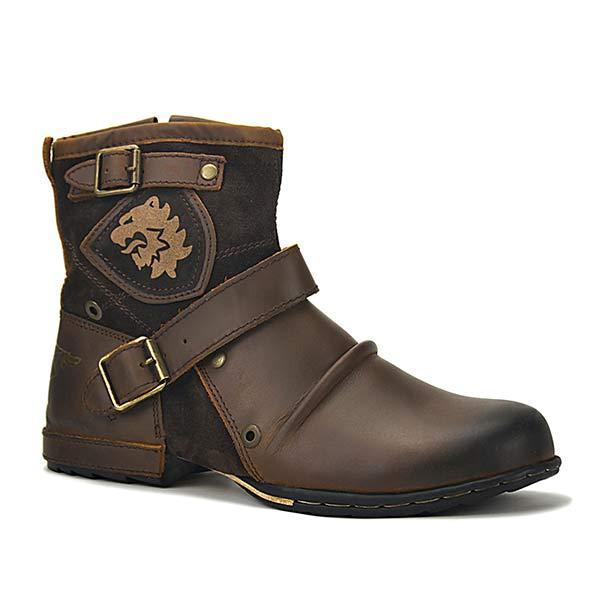 Vintage Männer Reißverschluss Stiefel