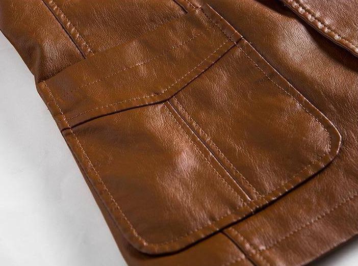 Herren Lederblazerjacke - Stil Und Komfort Vereint
