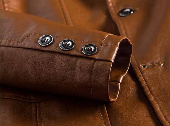 Herren Lederblazerjacke - Stil Und Komfort Vereint