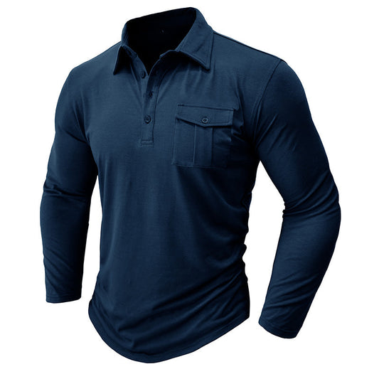 Mark - Langarmhemd aus Baumwollmischung für Männer