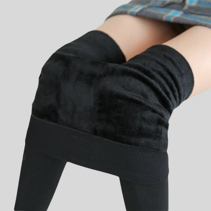 Montiqeu - Winter-Leggings mit dickem Fleece-Futter für Frauen