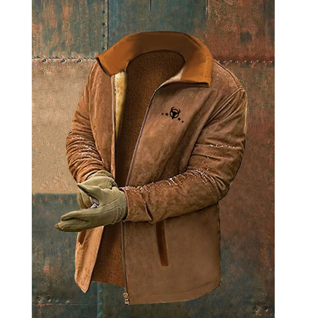 Luca - Vintage Suede Corduroy Jacke