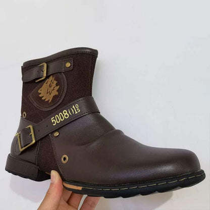 Vintage Männer Reißverschluss Stiefel