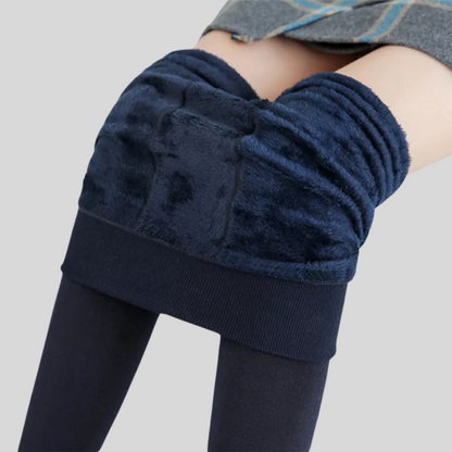 Montiqeu - Winter-Leggings mit dickem Fleece-Futter für Frauen