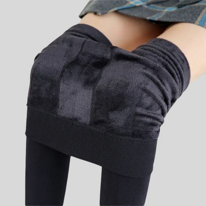 Montiqeu - Winter-Leggings mit dickem Fleece-Futter für Frauen