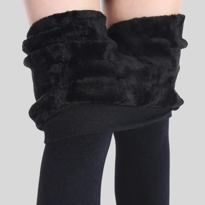 Montiqeu - Winter-Leggings mit dickem Fleece-Futter für Frauen