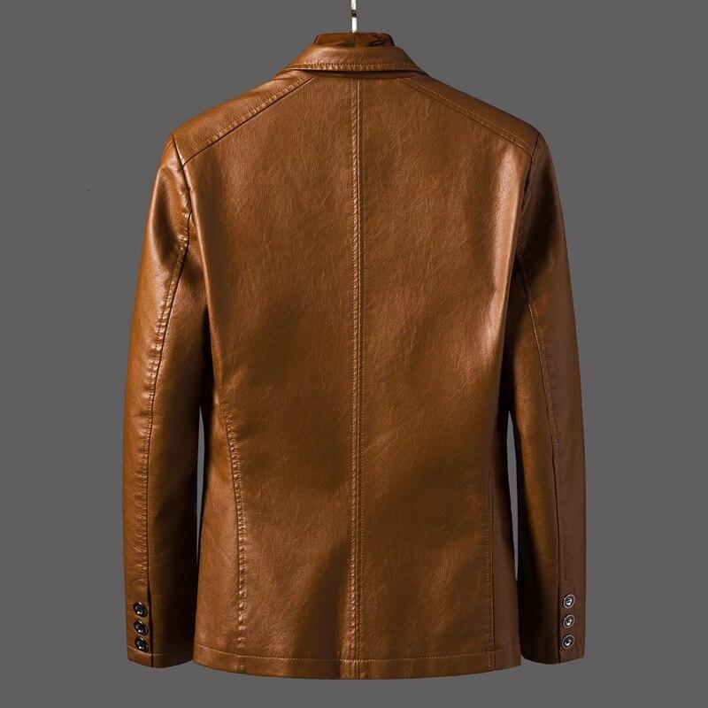 Herren Lederblazerjacke - Stil Und Komfort Vereint