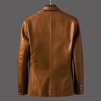 Herren Lederblazerjacke - Stil Und Komfort Vereint