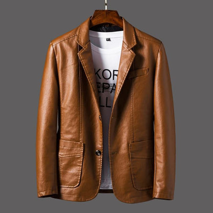 Herren Lederblazerjacke - Stil Und Komfort Vereint