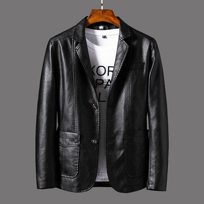 Herren Lederblazerjacke - Stil Und Komfort Vereint