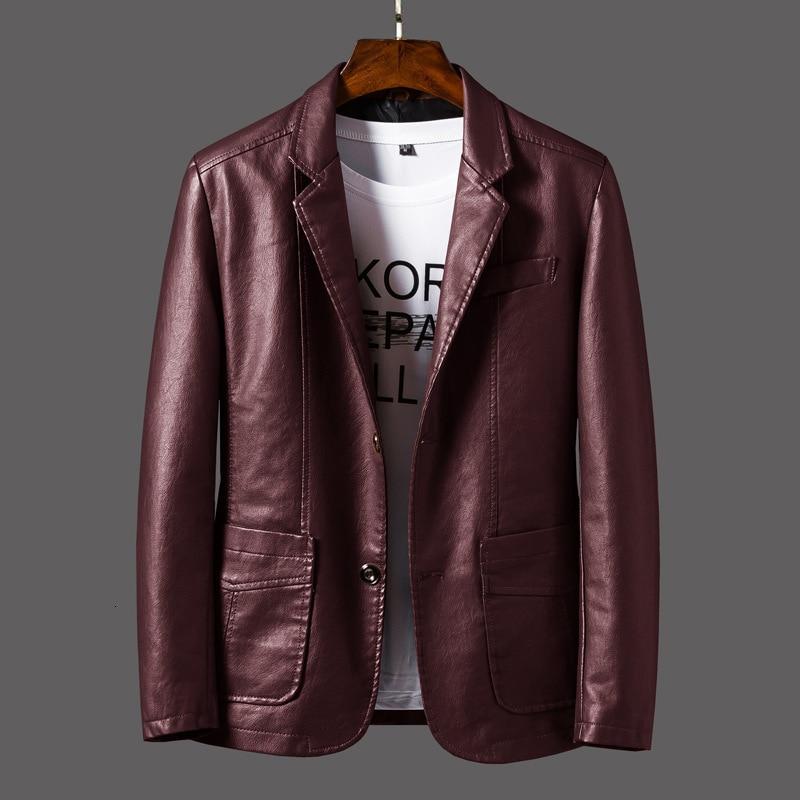 Herren Lederblazerjacke - Stil Und Komfort Vereint