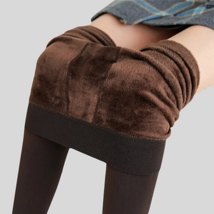 Montiqeu - Winter-Leggings mit dickem Fleece-Futter für Frauen