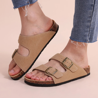 Sandalen mit Korkfußbett