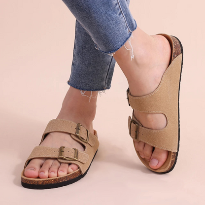 Sandalen mit Korkfußbett