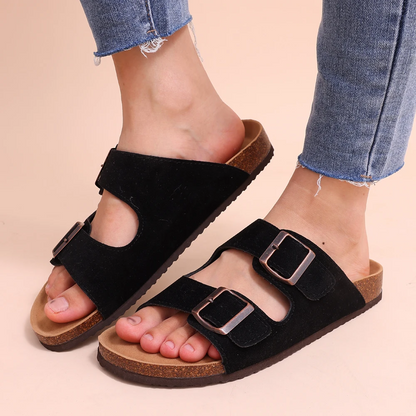 Sandalen mit Korkfußbett