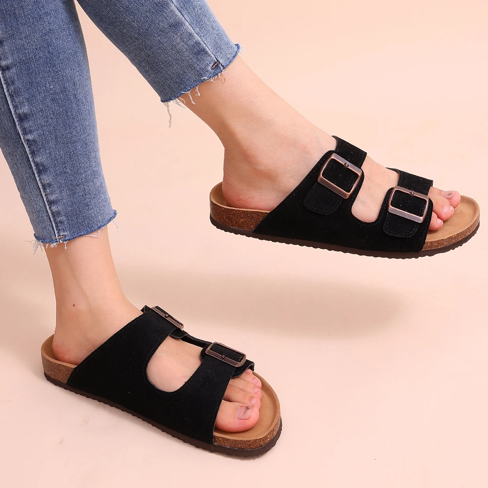 Sandalen mit Korkfußbett