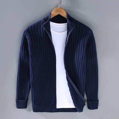 Massimo Merino Strickjacke mit Reißverschluss