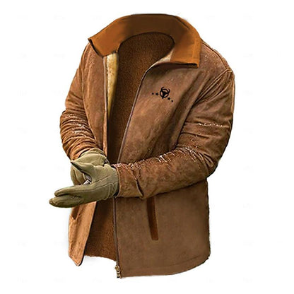 Luca - Vintage Suede Corduroy Jacke