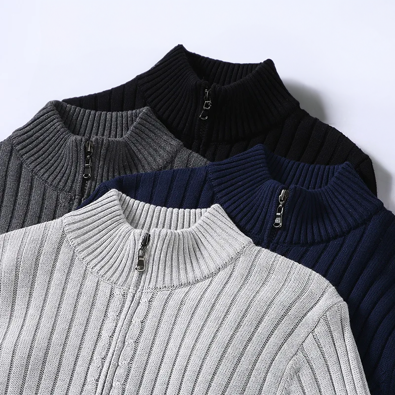 Massimo Merino Strickjacke mit Reißverschluss