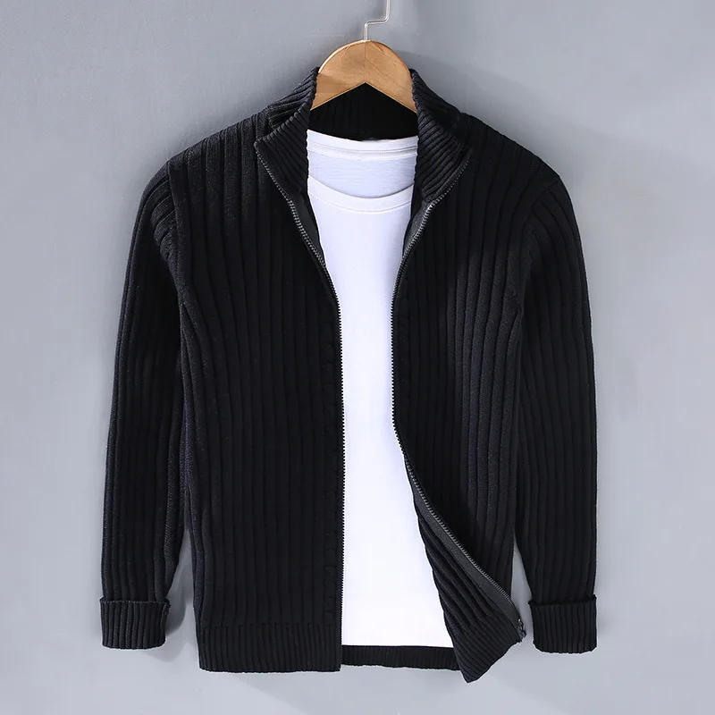 Massimo Merino Strickjacke mit Reißverschluss