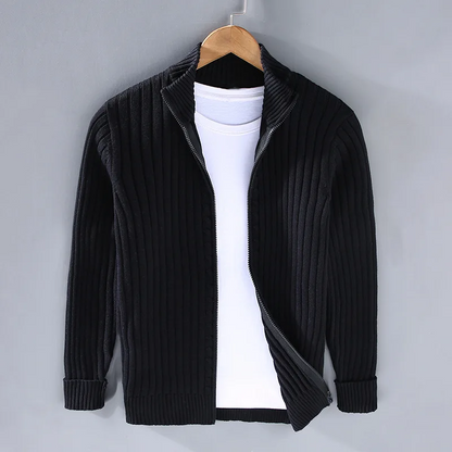 Massimo Merino Strickjacke mit Reißverschluss