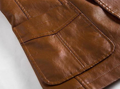 Herren Lederblazerjacke - Stil Und Komfort Vereint